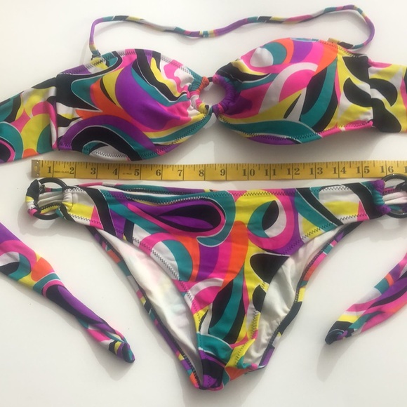 Swimsuit. Bright mix colours.🤩☀️🌊 Size L. Great condition - Picture 6 of 8